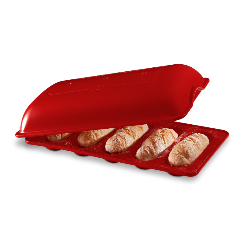 Emile Henry . Mini Baguette rosso