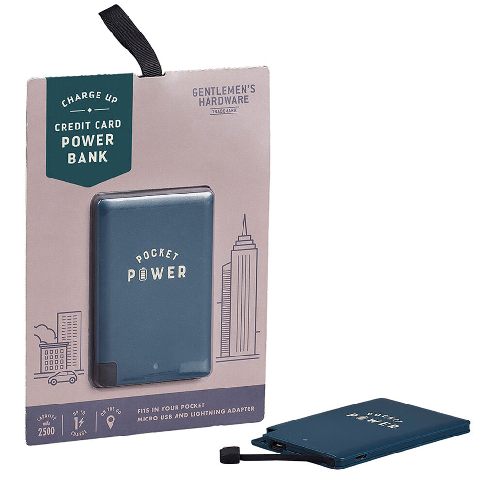 Gentlemen's Hardware . Powerbank Credit Card