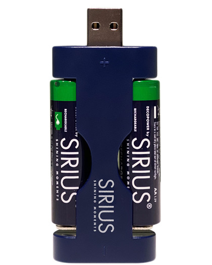 Sirius . USB Charger inclusive. 4XAA