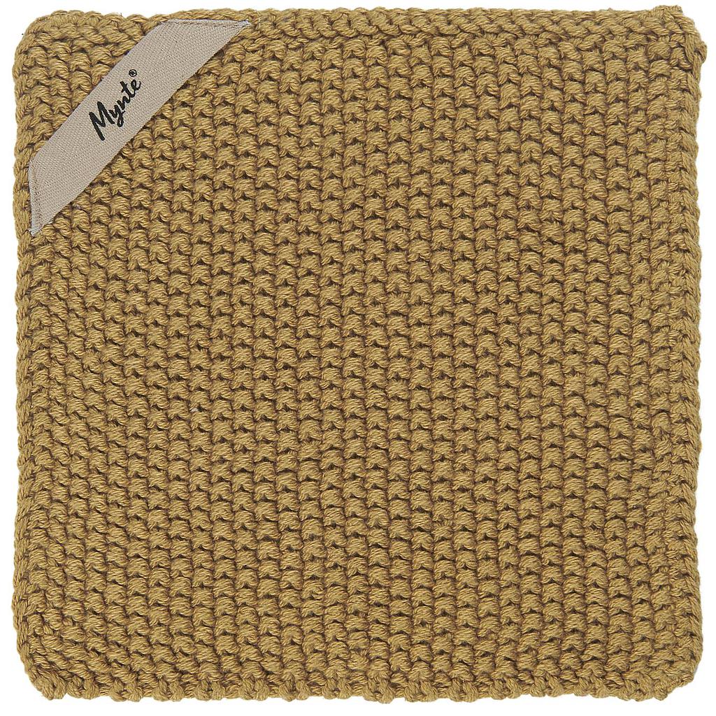 IB Laursen .  Presina Senape in maglia di cotone 22x22cm. (copia)