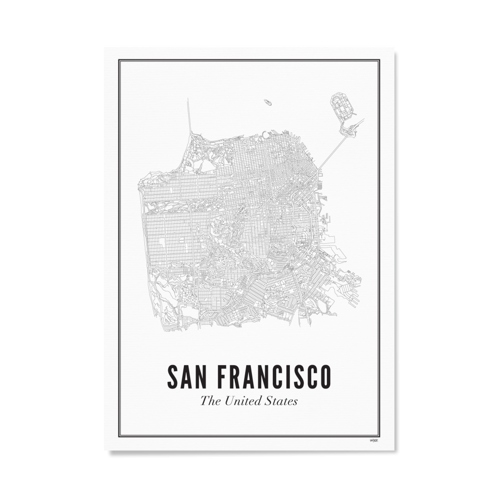 Wijck . San Francisco print 30x40