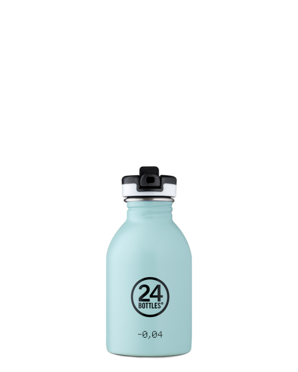 24 Bottles . Urban 250 Cloud Blue Sport Lid