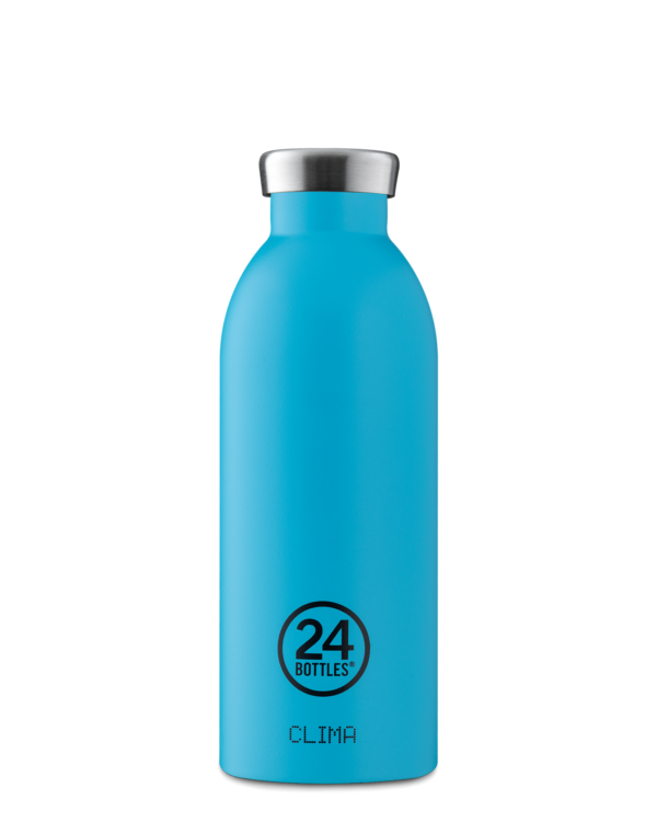 24 Bottles . Lagoon Blue