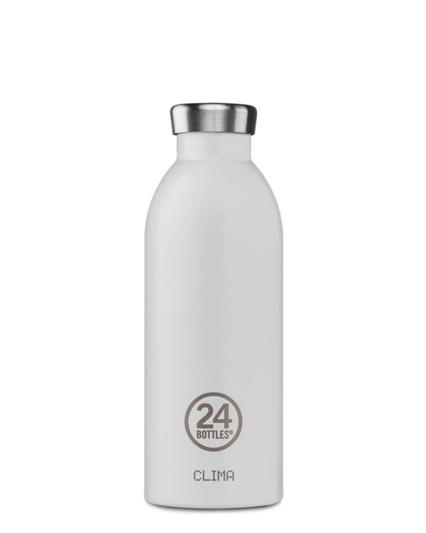 24 Bottles . Clima 500 Rustic Artic White