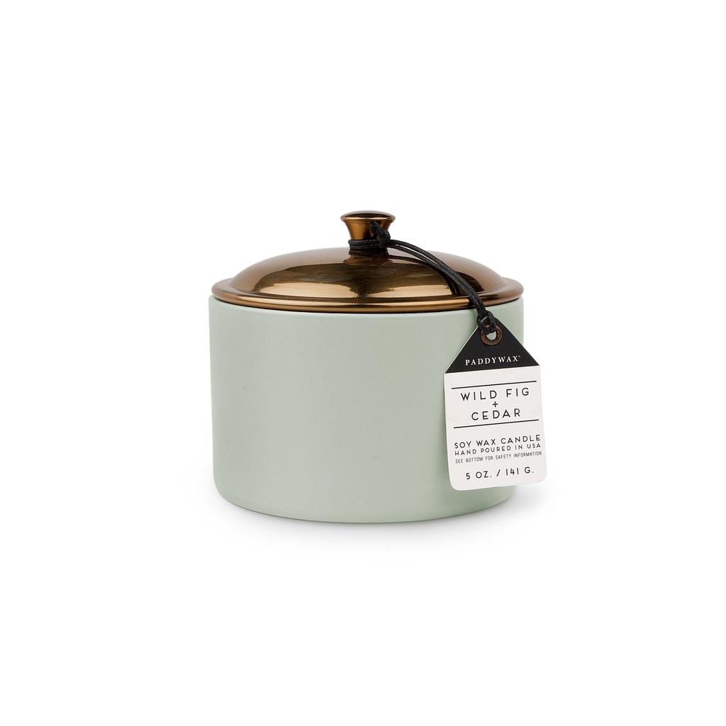 Paddywax . Candela in Ceramica - Fard: Palissandro + Patchouli (141g)