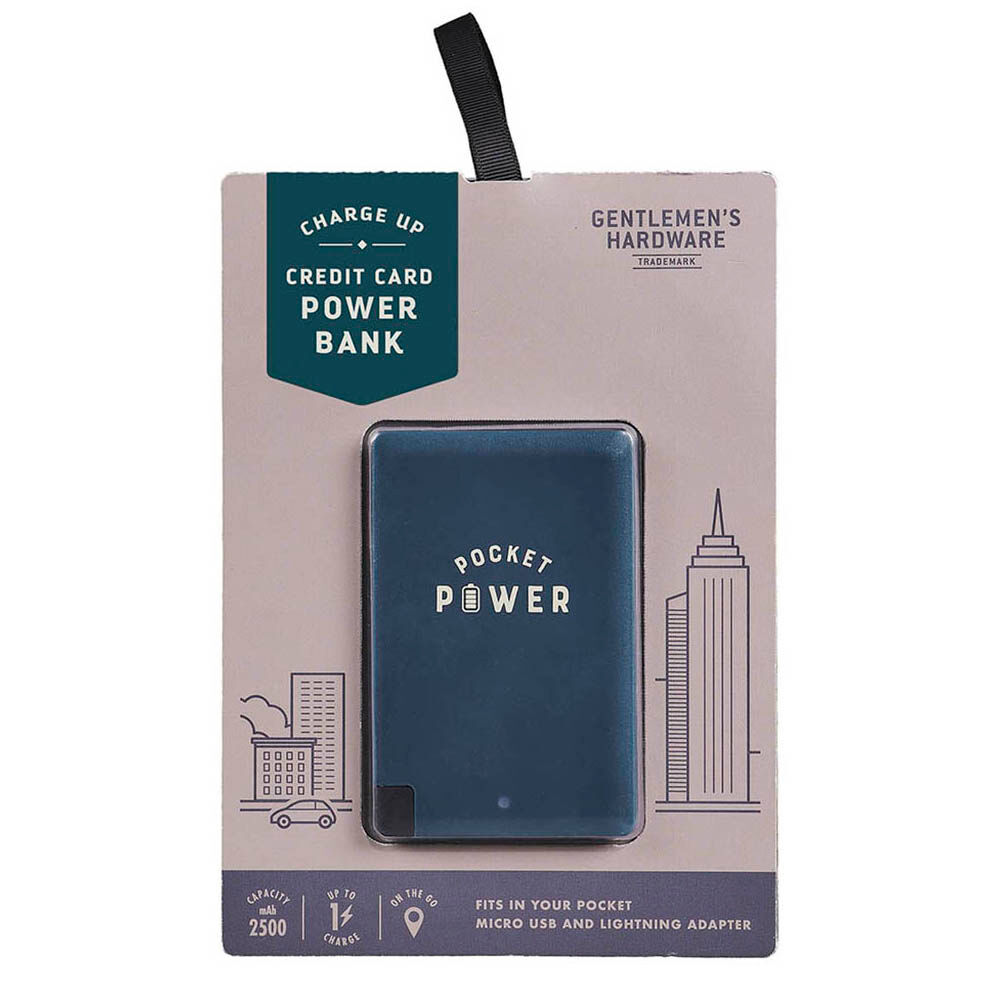 Gentlemen's Hardware . Powerbank Credit Card