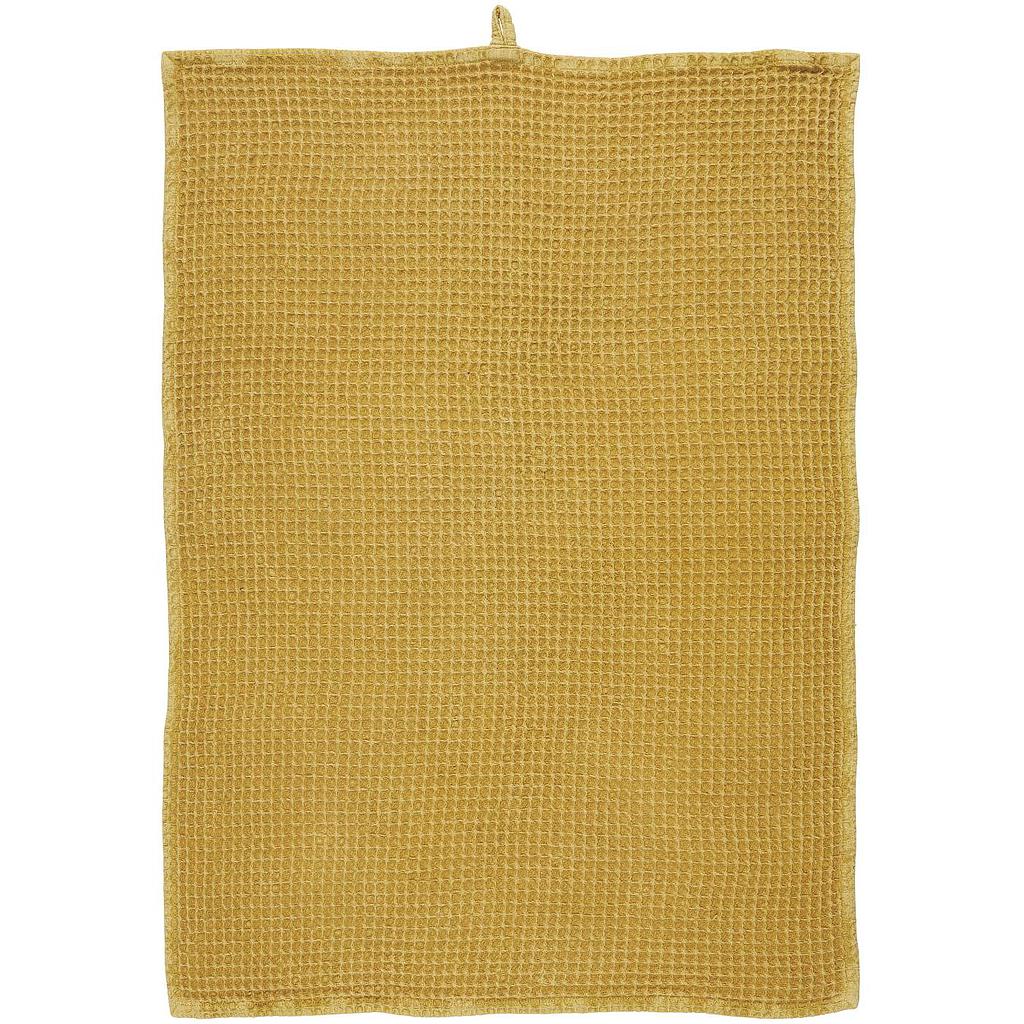 IB Laursen . Tea Towel Motivo Waffle mustard