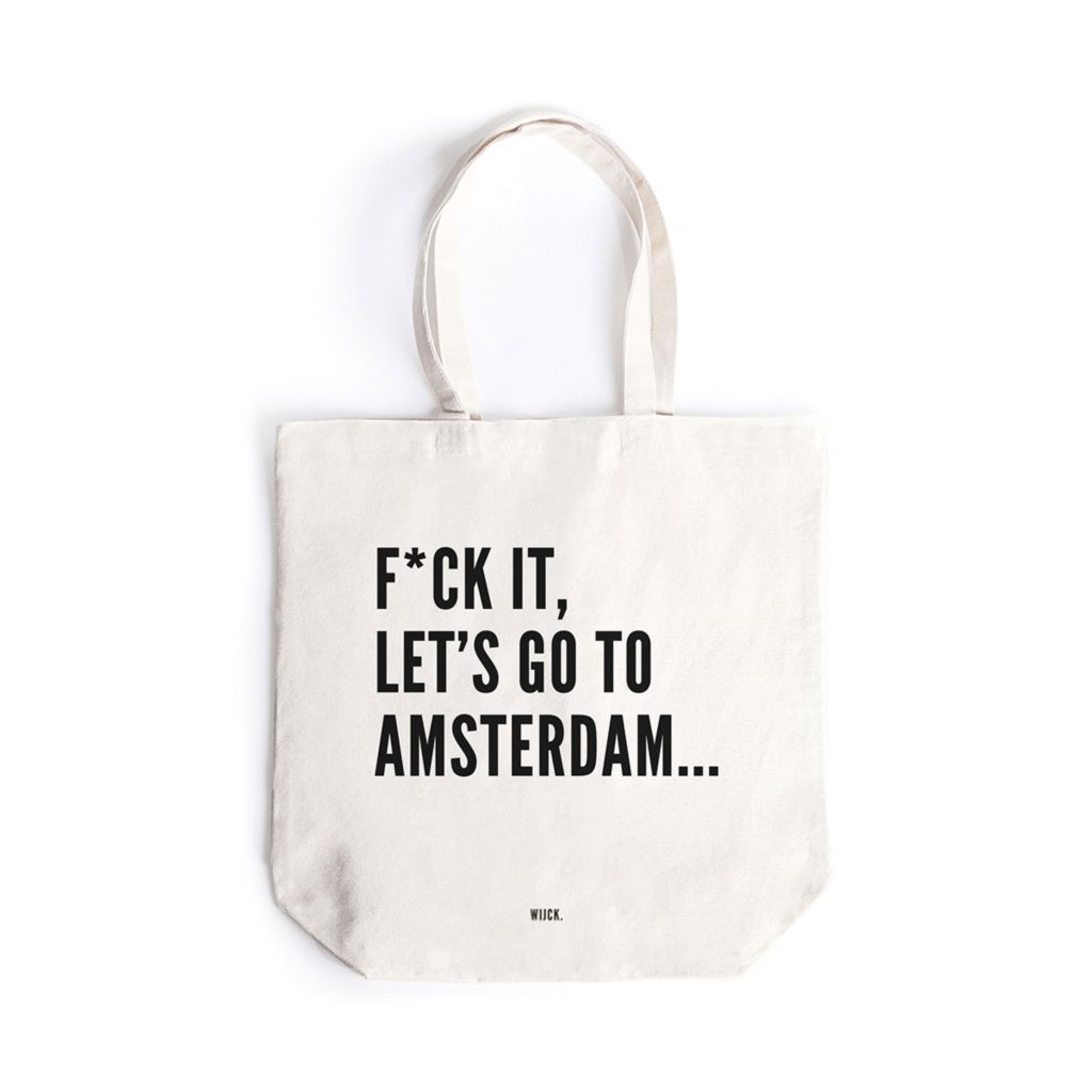 Wijck . Tote Bag  F*ck it let's go to Chiavenna.