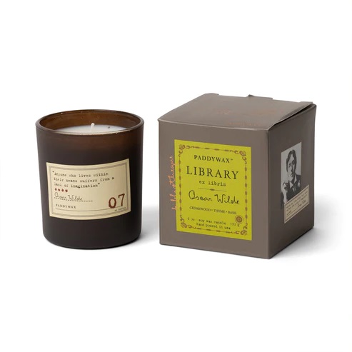 Paddywax . Library candle 170g - Oscar Wild