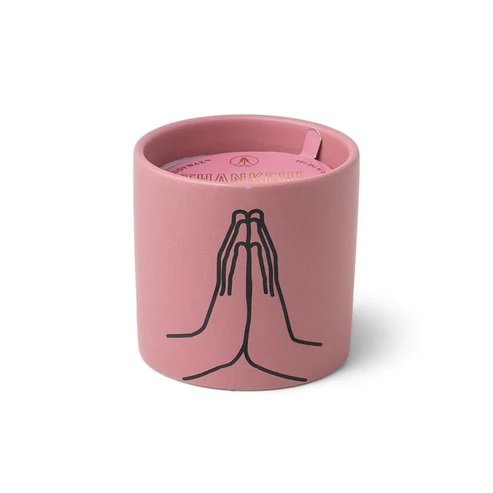 Paddywax . Impressions Ceramic Candle (163g) - Mauve - Thankful For You - Violet Vanilla