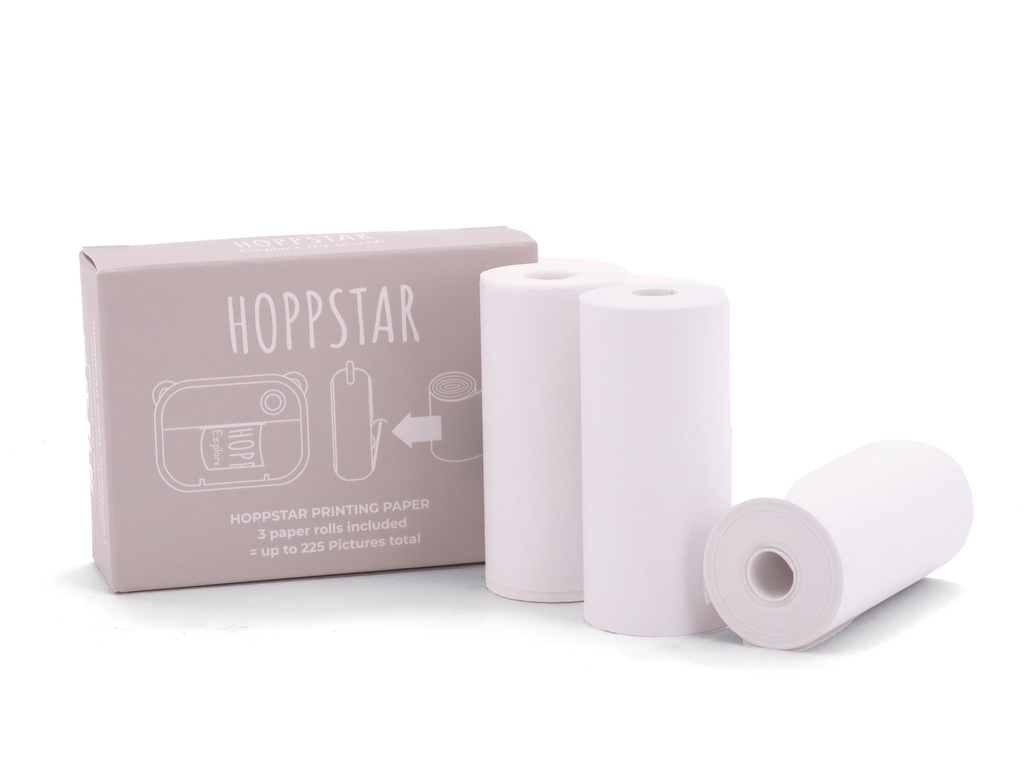 Hoppstar . Rotolini di carta per macchina F. Artist (1 pack: 3 rotolini)
