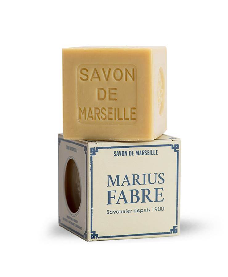 Marius Fabre . Sapone di Marsiglia Bianco 400g.