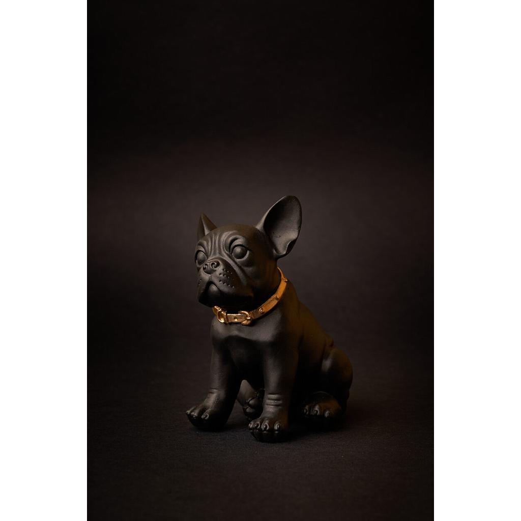 Blogo Design . Bulldog Ruggero 12 cm Nero
