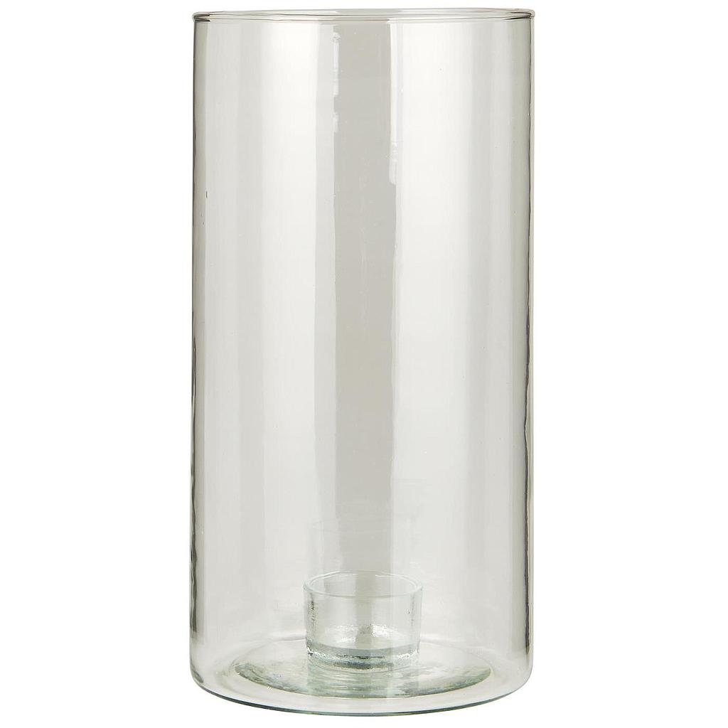 IB Laursen . Portacandela in vetro f/3,8 cm candela c/supporto fisso modello alto