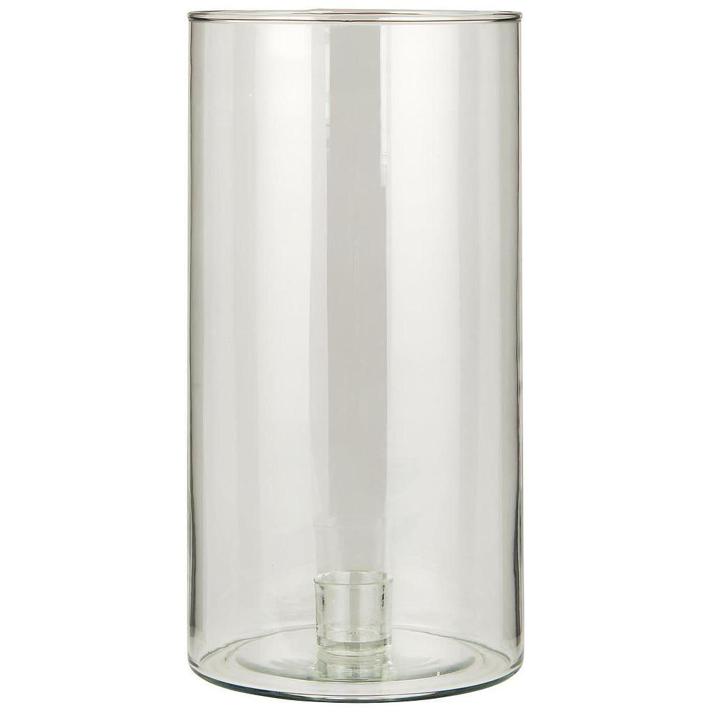 IB Laursen . Portacandela in vetro f/2,2 cm candela c/supporto fisso modello alto